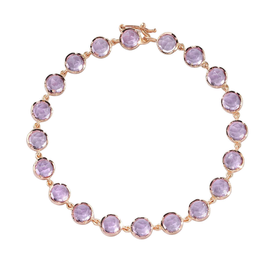 ROSE OF FRANCE BRACELETS, 18k rose gold
5mm Rose of France
Made in Los Angeles
, BRACELETS, Irene Neuwirth