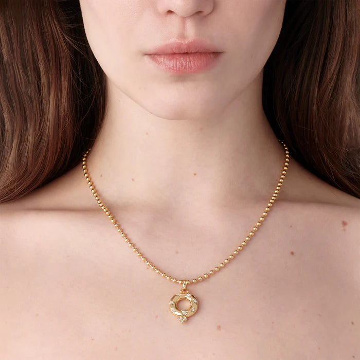 BALL CHAIN - 3mm, 18k yellow gold
16 inches with 2" extender
Beaded link chain
, Necklace, Temple St. Clair