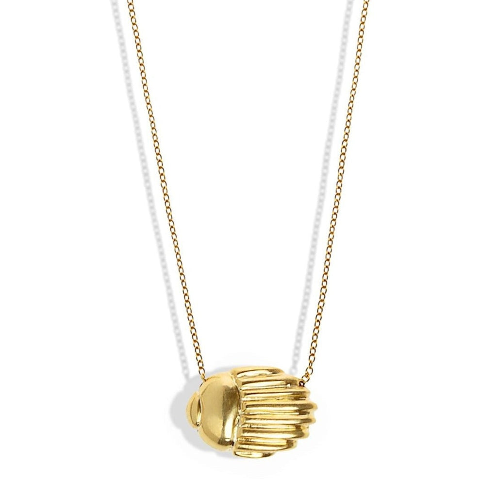 SCARABEUS NECKLACE, 18k yellow gold 
18 inches in length 
Made in Greece 
, Necklace, Christina Alexiou