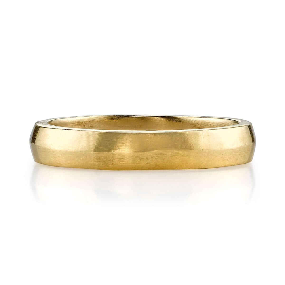 SINGLE STONE HENRY 4MM BAND | 4mm handcrafted Men's band. Bands available from 4mm to 8mm.