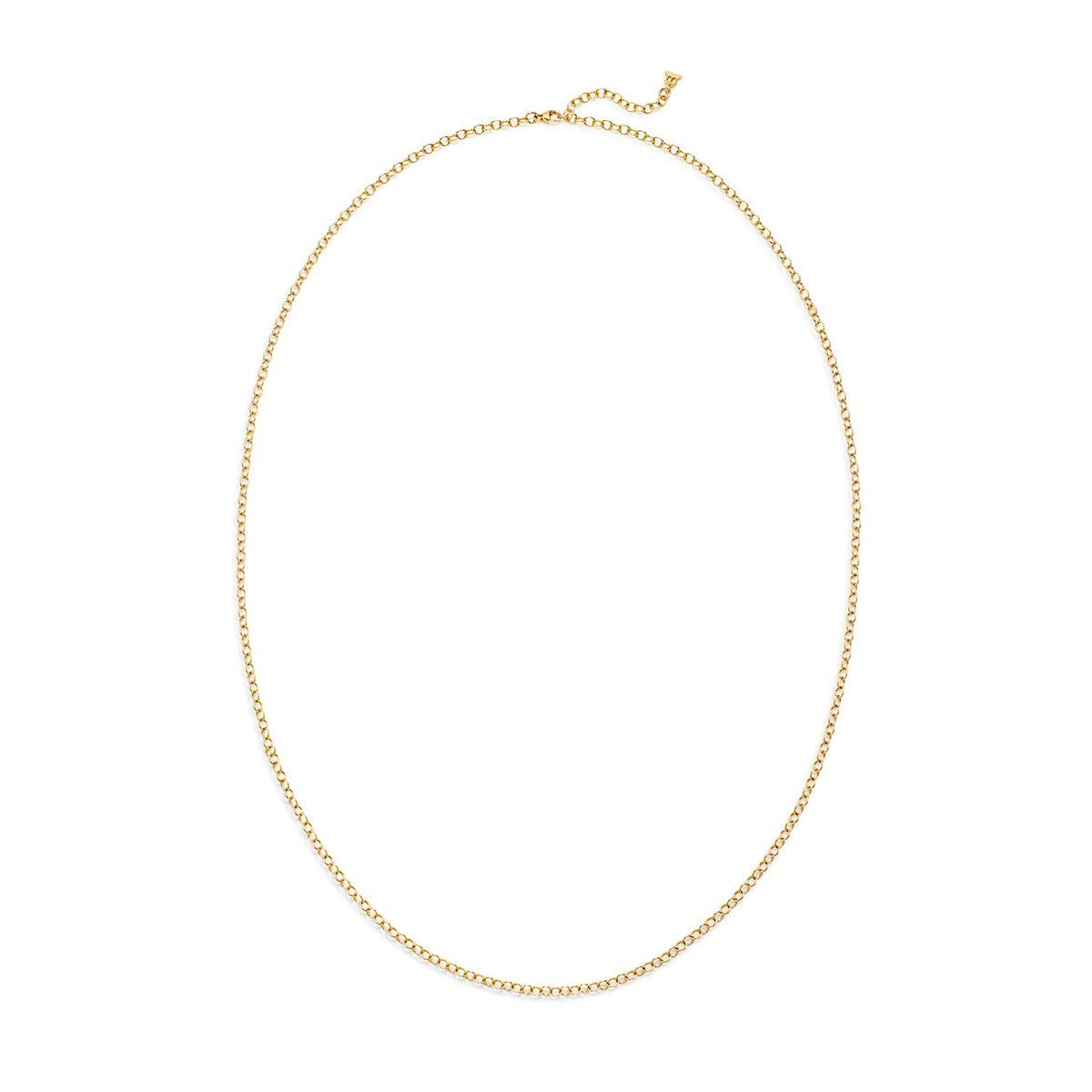 EXTRA SMALL FINE OVAL LINK CHAIN, 18k yellow gold
Smooth oval link chain
, Necklace, Temple St. Clair