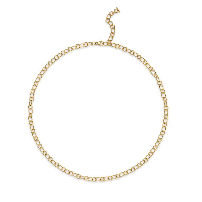 RIBBON CHAIN - 24", 18k yellow gold
24 inches in length
, Necklace, Temple St. Clair