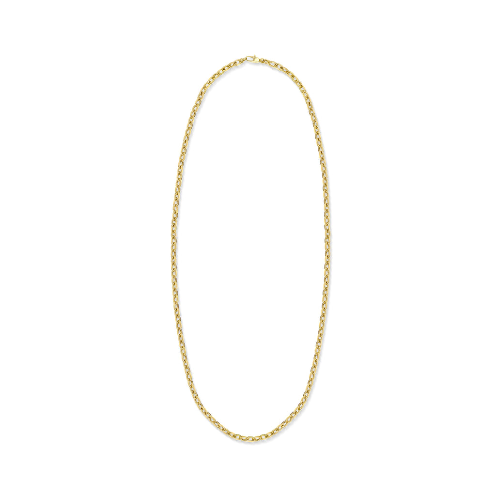 LYNK CHAIN, 18k yellow gold  
25.5 inches in length 
Made in Los Angeles  
, NECKLACES, VRAM