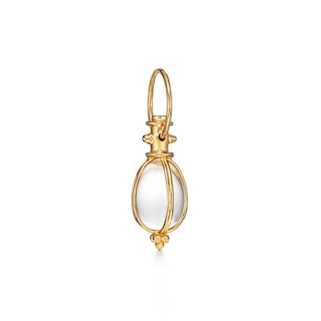 SMALL ORIGINAL ROCK CRYSTAL AMULET, 18K gold
11x16
Natural rock crystal
, Pendant, Temple St. Clair