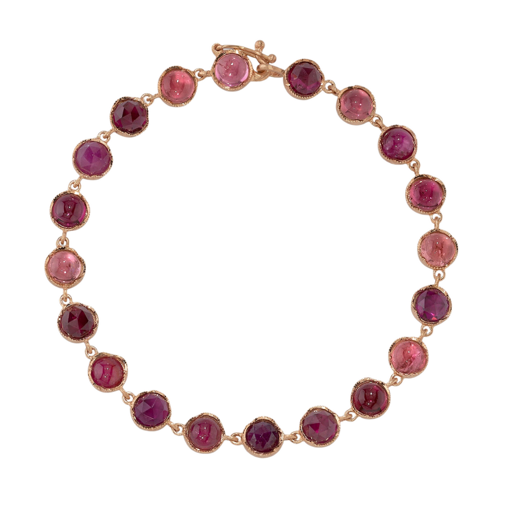 Magnifique Bracelet de marque de luxe en alliage de diamant rouge.  Symbolise la liberté, la vitalité et le Courage. Breloque océan Unique -  Rose - 21SLSZ0426C00891