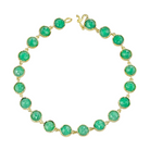 CHRYSOPRASE BRACELETS, 18k yellow gold 
5mm chrysoprase 
Made in Los Angeles 
, BRACELETS, Irene Neuwirth