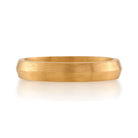 SINGLE STONE HENRY 4MM BAND | 4mm handcrafted Men's band. Bands available from 4mm to 8mm.