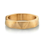 SINGLE STONE COLE BAND | 5mm handcrafted geometric Men's band. Bands available from 4mm to 6mm.