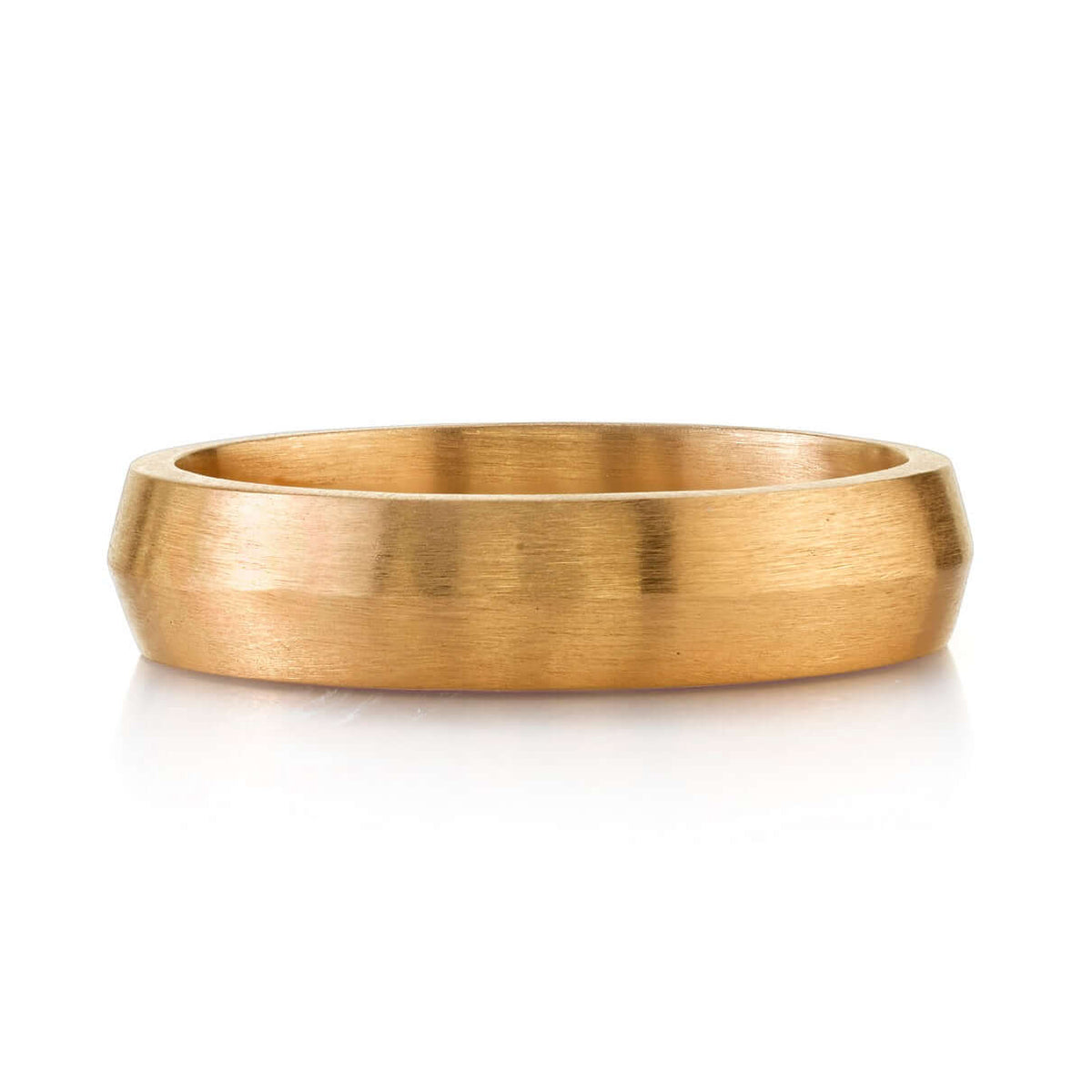 SINGLE STONE HENRY 5MM BAND | 5mm handcrafted Men's band. Bands available from 4mm to 8mm.