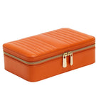 MARIA MEDIUM ZIP CASE, Material: Leather 
Storage: 1 earring tab, 1 ring tab, 1 zip pocket, double multi-purpose zip pouch with 4 storage compartments, 3 snap-on necklace hooks with pocket. 
LusterLoc™: Allows the fabric lining the inside of your jewellery cases to absorb the hostile gases known to cause tarnishing. Under typical storage conditions, it can prevent tarnishing for up to 35 years 

, Gifts, WOLF DESIGNS, INC