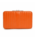 MARIA MEDIUM ZIP CASE, Material: Leather 
Storage: 1 earring tab, 1 ring tab, 1 zip pocket, double multi-purpose zip pouch with 4 storage compartments, 3 snap-on necklace hooks with pocket. 
LusterLoc™: Allows the fabric lining the inside of your jewellery cases to absorb the hostile gases known to cause tarnishing. Under typical storage conditions, it can prevent tarnishing for up to 35 years 

, Gifts, WOLF DESIGNS, INC