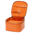 MARIA ZIP JEWELRY CUBE, Storage: 1 ring bar, 1 earring bar, 5 zip compartments 
LusterLoc™: Allows the fabric lining the inside of your jewellery cases to absorb the hostile gases known to cause tarnishing. Under typical storage conditions, it can prevent tarnishing for up to 35 years. 
4.5" L X 4.5" W X 3" H 
, Gifts, WOLF DESIGNS, INC