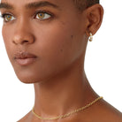 ETERNITY HOOPS WITH DIAMONDS, 18k yellow gold  
0.98ctw diamonds 
, Earrings, Temple St. Clair