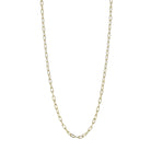 SINGLE STONE BOND CHAIN featuring Handcrafted 18K gold long link chain. Available from 16" to 27". Price does not include charms.