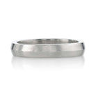 SINGLE STONE HENRY 4MM BAND | 4mm handcrafted Men's band. Bands available from 4mm to 8mm.