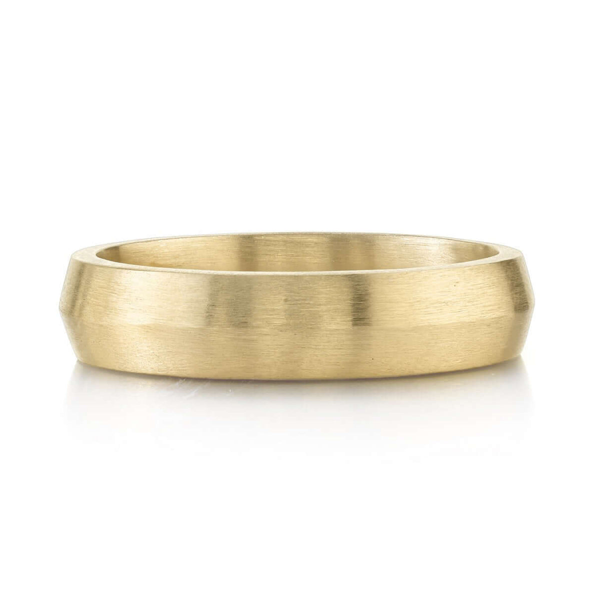 SINGLE STONE HENRY 5MM BAND | 5mm handcrafted Men's band. Bands available from 4mm to 8mm.