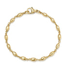 SINGLE STONE LARGE DOROTHY BRACELET featuring Handcrafted 18K yellow gold long bead bracelet.