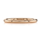SINGLE STONE SMALL LEDA BAND | 2mm high polish handcrafted band. Please inquire for additional customization.