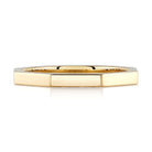 SINGLE STONE WINDSOR BAND | Handcrafted octagonal band. Approximate band with 2mm. Please inquire for additional customization.