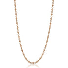 SINGLE STONE ROSARY CHAIN featuring Handcrafted 18K gold round ball chain. Available from 16" to 27". Length shown is 18". Charms sold separately.