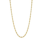 SINGLE STONE ROSARY CHAIN featuring Handcrafted 18K gold round ball chain. Available from 16" to 27". Length shown is 18". Charms sold separately.