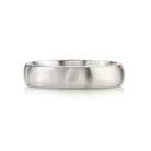 SINGLE STONE JOSEPH 5MM BAND | 5mm handcrafted satin finished Men's band. Bands available from 4mm to 6mm.