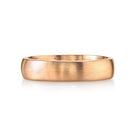 SINGLE STONE JOSEPH 5MM BAND | 5mm handcrafted satin finished Men's band. Bands available from 4mm to 6mm.