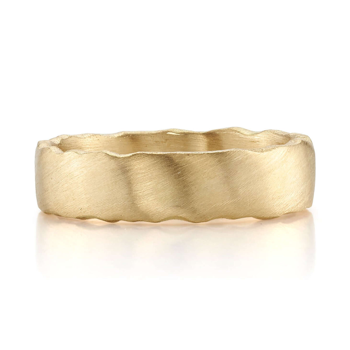 SINGLE STONE MAXWELL 5.5MM BAND | 5.5mm handcrafted Men's band. Bands available from 4mm to 8mm.