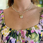 KESHI PEARL CHARM NECKLACE, 18k yellow gold 
Keshi pearls, NECKLACES, TEN THOUSAND THINGS