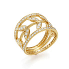 DIAMOND VINE BAND, 18k yellow gold 
1.34ct Diamonds, Ring, Temple St. Clair
