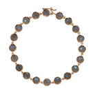 LABRADORITE BRACELETS, 18k rose gold 
5mm labradorite 
Made in Los Angeles 
, BRACELETS, Irene Neuwirth