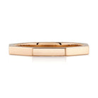 SINGLE STONE WINDSOR BAND | Handcrafted octagonal band. Approximate band with 2mm. Please inquire for additional customization.