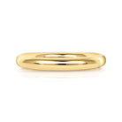 SINGLE STONE MEDIUM LEDA BAND | 3mm high polish handcrafted band.