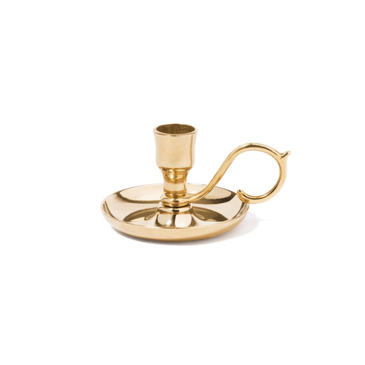 DUTCH CANDLESTICK, Gold plated dutch candlestick  
, Candle, Trudon