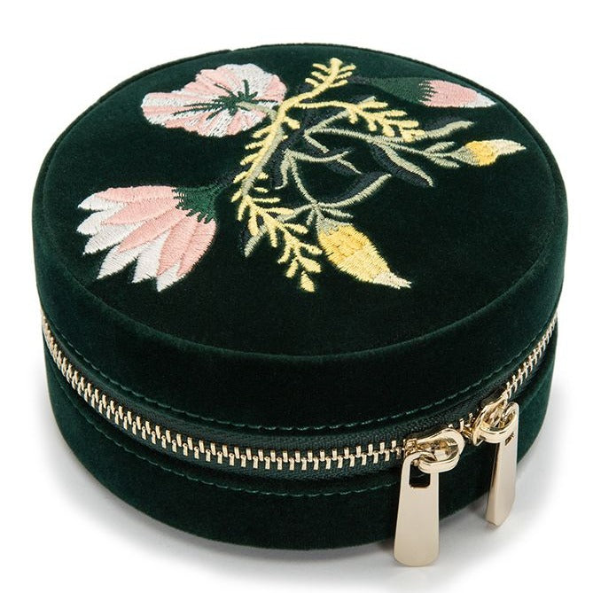SMALL CLASSIC ROUND AMULET, 18K yellow gold 
Rock Crystal Quartz  
Length: 29.5mm/1.2", Width: 12mm/0.5" 
, Pendant, Temple St. Clair