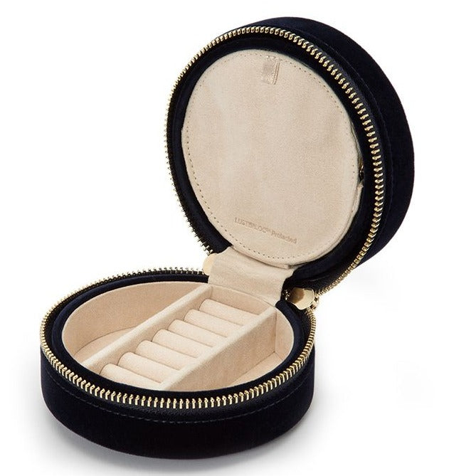 SMALL CLASSIC ROUND AMULET, 18K yellow gold 
Rock Crystal Quartz  
Length: 29.5mm/1.2", Width: 12mm/0.5" 
, Pendant, Temple St. Clair
