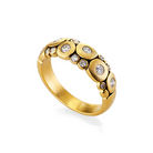 DIAMOND CANDY BAND, 18k yellow gold 
0.42ctw Brilliant cut diamonds 
Size 7 
Made in New York 
, Band, Alex Sepkus