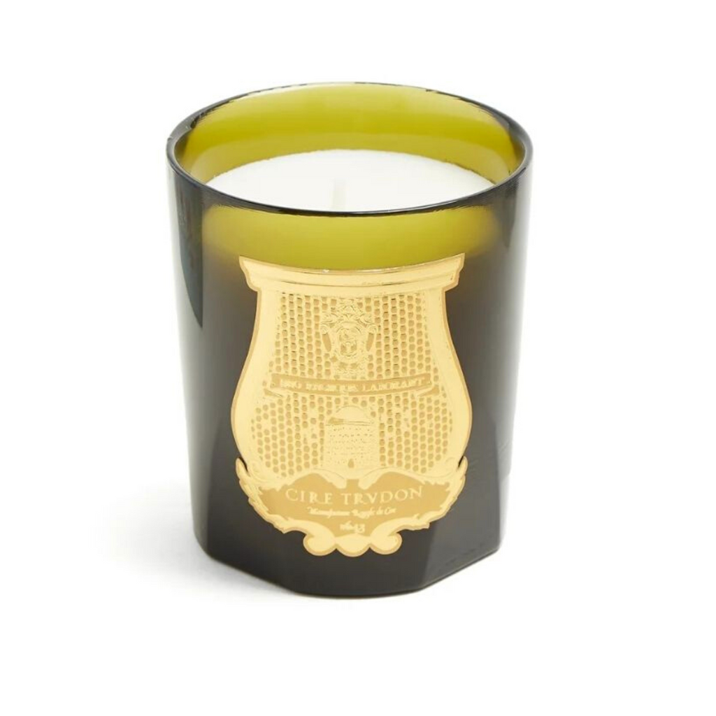 CLASSIC CANDLE, The Classic Candle fits all occasions and perfumes each and every room. They are manufactured at the Trudon workshop in Normandy, France, using unrivaled know-how inherited from master candle makers. 
Dimensions: 10,5 cm Ø: 9 cm 
weight: 270g / 9.5 oz 
Burning time: 55 to 60 hours 
, Candle, Trudon