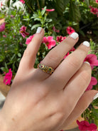 RAINBOW CANDY BAND, 18k yellow gold 
0.50ctw fancy colored sapphires 
0.12ctw Brilliant cut diamonds 
Size 7 
Made in New York 
, Band, Alex Sepkus