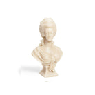 MARIE ANTOINETTE, This object is an idealized portrait of the queen instead of the evocation of a sovereign at the height of her power. The head is slightly turned to the right; the shoulders are covered with a swath of fabric for a natural effect; she is wearing a crown decorated with a fleur-delis and a row of pearls. As one of the most famous and controversial women in French History, Marie-Antoinette was the object of many artistic representations. 
Dimensions: 22 cm 
, Candle, Trudon