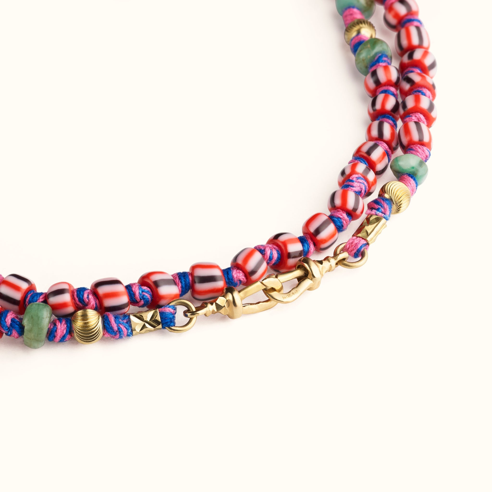 AB13-SRBW, African Waist Beads, Trade Ghana Seed Krobo Beads– Tess World  Designs