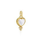 ROCK CRYSTAL HEART PENDANT, 18k yellow gold 
Rock crystal quartz 
Diamond granulation 
, Pendant, Temple St. Clair