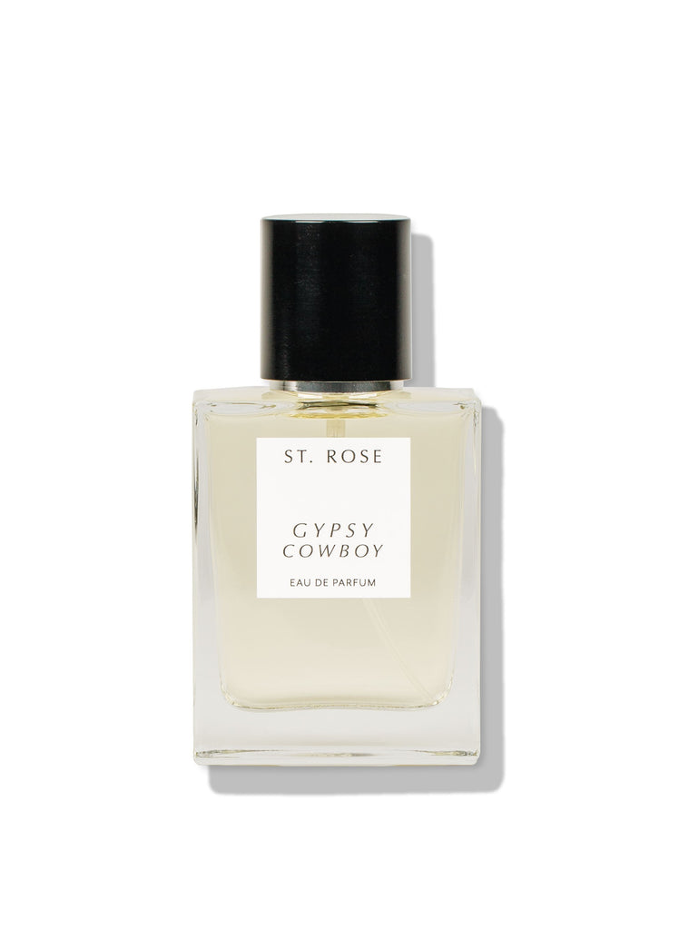 GYPSY COWBOY EAU DE PARFUM, Pink peppercorn and ginger from Madagascar are ignited by an alluring Turkish rose steeped in the incense of Indian olibanum. This scent unfolds into a hypnotic smolder with a woods base that is anchored in the sweet warmth of