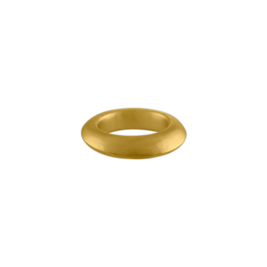 TRADE RING II, 22k yellow gold 
Size 6 
Made in New York 
, Band, PROUNIS