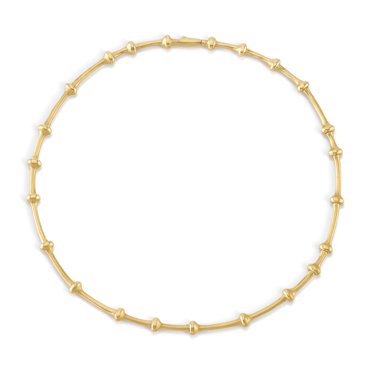 TWYN COLLAR, 18k yellow gold  
Made in Los Angeles  
, NECKLACES, VRAM