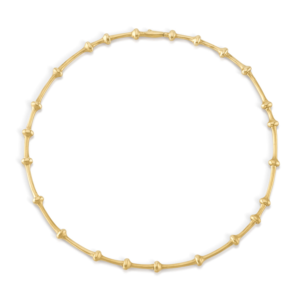 TWYN COLLAR, 18k yellow gold Made in Los Angeles, NECKLACES, VRAM