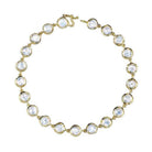 MOONSTONE BRACELETS, 18k gold 
5mm moonstone 
Satin finish 
Made in Los Angeles 
, BRACELETS, Irene Neuwirth