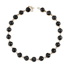 ONYX BRACELETS, 18k rose gold 
5mm onyx 
Made in Los Angeles 
, BRACELETS, Irene Neuwirth