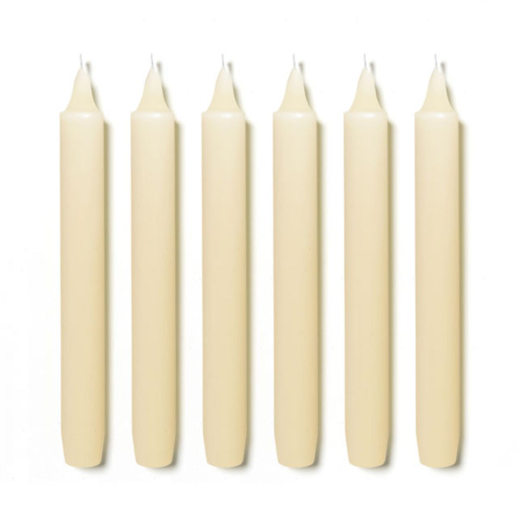MADELEINE TAPER CANDLES, Called Madeleine, these candles used to illuminate the Madeleine church in Paris. They are made, employing traditional methods, in Trudon's Normandy workshop. Dyed in small lots, Madeleine candles are created from superior quality